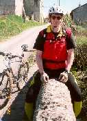 HJ. beim Mountainbiking in Suedfrankreich