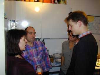 Rudi, Astro, Frank und Sarah